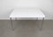 Table Extensible Blanche avec Pieds en Chrome, Allemagne, 1970s 2