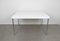 White Extendable Table with Chrome Feet, Germany, 1970s, Image 1