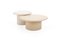 Natural Plaster Coffee Table by Isabelle Beaumont, Set of 2, Image 3