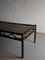 Dark Rattan and Glass Coffee Table, 1980s 3