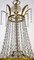 Brass and Lead Crystal Chandelier from Palwa, 1950s, Image 11