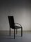 Black Leather Armchair by Carlo Bartoli for Matteo Grassi, Italy, 1980s 3