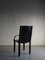 Black Leather Armchair by Carlo Bartoli for Matteo Grassi, Italy, 1980s 4