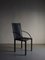 Black Leather Armchair by Carlo Bartoli for Matteo Grassi, Italy, 1980s 2