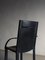 Black Leather Armchair by Carlo Bartoli for Matteo Grassi, Italy, 1980s 5