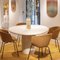 Organic Shaped Natural Plaster Dining Table by Isabelle Beaumont 7