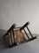 Brutalist Oak Ladder Back Chairs with Straw Seats, England, 1900s, Set of 4, Image 12
