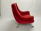 Red Velvet Armchair, 1960s 5