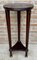 French Style Round Wood Pedestal Table or Plant Stand, 1950s, Image 1