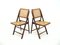 Rattan Folding Chairs, 1970s, Set of 2 3