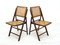 Rattan Folding Chairs, 1970s, Set of 2 7