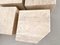 Mid-Century Italian Travertine Marble Coffee Tables, 1970s, Set of 4, Image 3