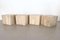 Mid-Century Italian Travertine Marble Coffee Tables, 1970s, Set of 4, Image 10