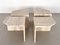 Mid-Century Italian Travertine Marble Coffee Tables, 1970s, Set of 4 13