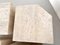 Mid-Century Italian Travertine Marble Coffee Tables, 1970s, Set of 4 5