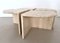 Mid-Century Italian Travertine Marble Coffee Tables, 1970s, Set of 4 2