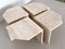 Mid-Century Italian Travertine Marble Coffee Tables, 1970s, Set of 4, Image 7