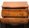 Antique Wood Intarsia Chest of 2 Drawers, Image 2