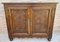 19th Century French Walnut 2-Door Buffet with Round Legs 6