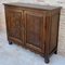 19th Century French Walnut 2-Door Buffet with Round Legs, Image 7