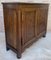 19th Century French Walnut 2-Door Buffet with Round Legs, Image 12