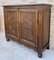 19th Century French Walnut 2-Door Buffet with Round Legs, Image 3
