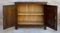 19th Century French Walnut 2-Door Buffet with Round Legs, Image 14