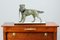 Jules Moigniez, Cane da caccia con fagiano, inizio XX secolo, scultura in zinco, Immagine 2