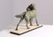 Jules Moigniez, Perro de caza con faisán, Principios del siglo XX, Escultura de zinc, Imagen 7