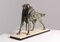 Jules Moigniez, Jagdhund mit Fasan, Frühes 20. Jh., Zinkskulptur 3