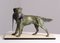 Jules Moigniez, Perro de caza con faisán, Principios del siglo XX, Escultura de zinc, Imagen 1