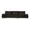 Leather Corner Sofa in Black from Willi Schillig, Image 9