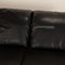 Leather Corner Sofa in Black from Willi Schillig 5