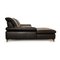 Leather Corner Sofa in Black from Willi Schillig 8