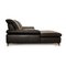 Leather Corner Sofa in Black from Willi Schillig, Image 8