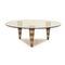 Zelda Glass Coffee Table in Wood Brown from Cor 1