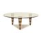 Zelda Glass Coffee Table in Wood Brown from Cor, Image 1