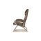 James Leather Armchair in Taupe Gray with Stool from Stressless 11