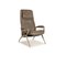James Leather Armchair in Taupe Gray with Stool from Stressless 8