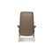 James Leather Armchair in Taupe Gray with Stool from Stressless, Image 10