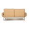 Plura Leather Two Seater Beige Sofa from Rolf Benz 8