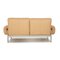 Sofá de dos plazas Plura de cuero en beige de Rolf Benz, Imagen 8