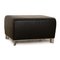 Volare Leather Stool in Black from Koinor, Image 1