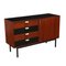 Vintage Sideboard aus Teak, Metall & Messing, Italien, 1960er 1