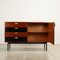 Vintage Sideboard aus Teak, Metall & Messing, Italien, 1960er 4