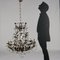 Sheet Metal and Glass chandelier, Image 2