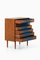 Teak and Blue Lacquered Bureau attributed to Arne Vodder, 1950s 3