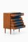 Teak and Blue Lacquered Bureau attributed to Arne Vodder, 1950s, Image 3
