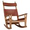 Rocking Lounge Chair attributed to Hans J. Wegner for Getama, 1970s 1