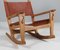 Rocking Lounge Chair attributed to Hans J. Wegner for Getama, 1970s 4